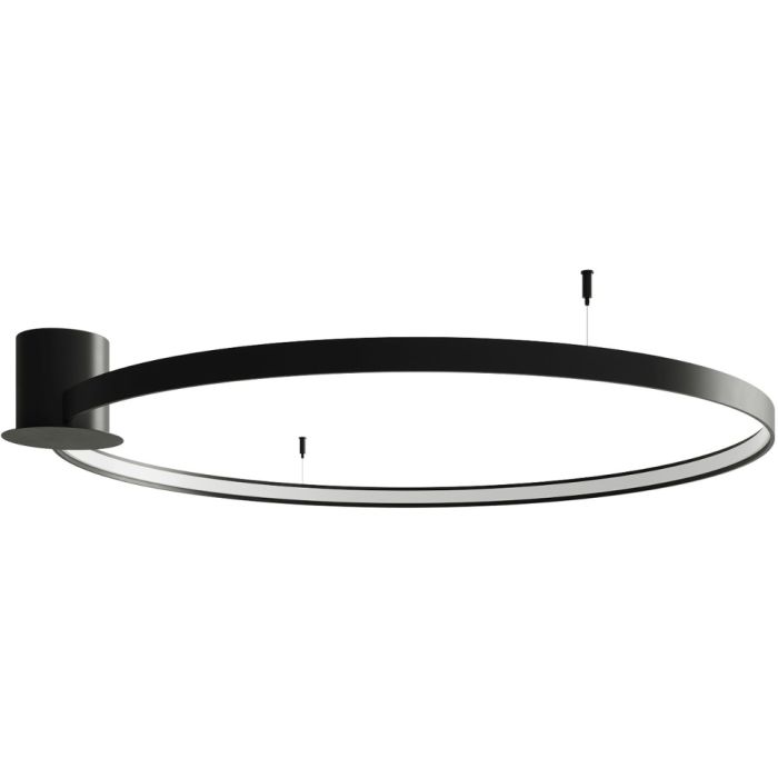 Thoro Rio TH.134 grote zwarte plafondlamp