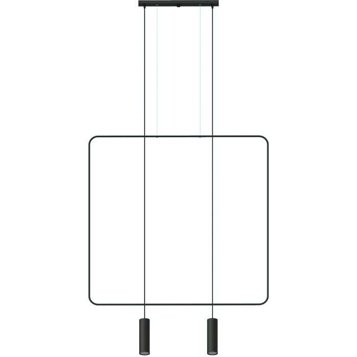 Thoro Rana TH.019CZ zwarte hanglamp