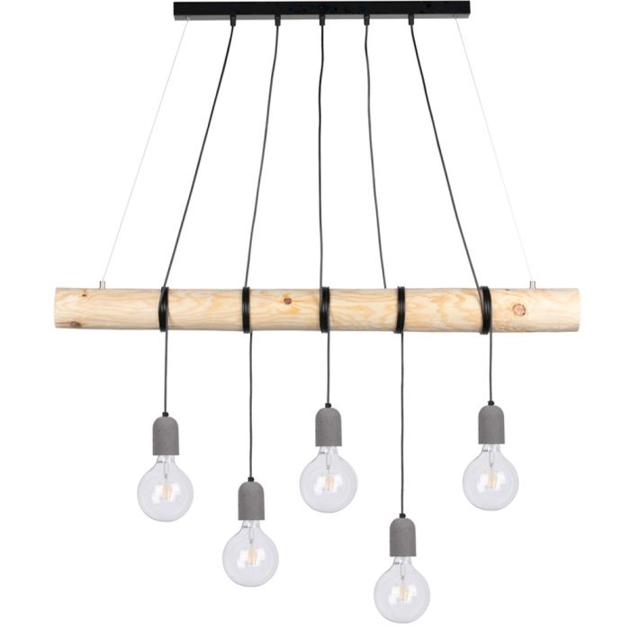 Spotlight Trabo 69499504 pijnboom houten hanglamp
