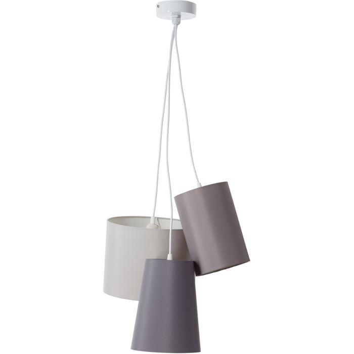Brilliant Trial 93377/22 hanglamp grijs