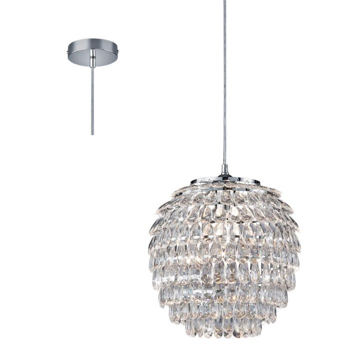 Trio Petty R30451906 hanglamp kristal