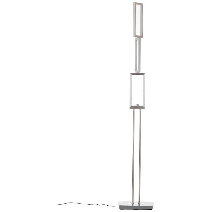 Brilliant Tunar G93453/21 vloerlamp alu