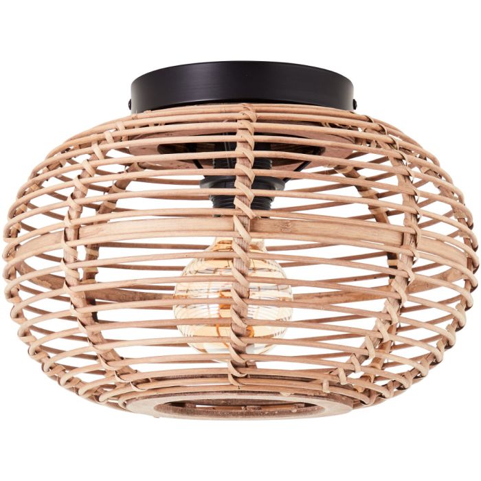Brilliant Woodball 99886/06 rotan plafondlamp