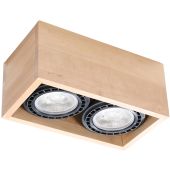 Soll SOL0916 Plafondlamp Quatro hout 27cm