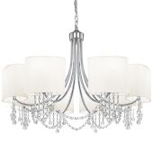 Searchlight SL-1058-8CC Kroonluchter Nina wit 75cm