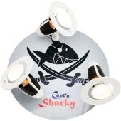 Elobra EL-130667 Plafondlamp Capt'n Sharky Sabels 30cm