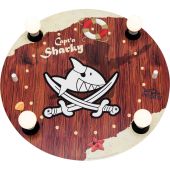Elobra EL-130858 Plafondlamp Capt'n Sharky hout 50cm