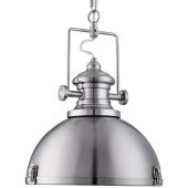 Searchlight SL-2297SS Hanglamp Louisiana staal 31cm