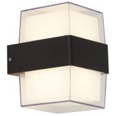 Searchlight SL-25122-2BK Wandlamp Pittsburgh zwart 13cm