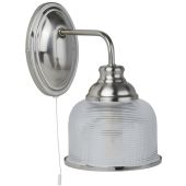 Searchlight SL-2671-1SS Wandlamp Bistro staal 25cm