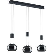Trio  342010332-TR Hanglamp Madison zwart 82cm