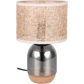 Trio  564900157-TR Tafellamp Tara natuur 33cm