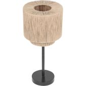 Trio  566800136-TR Tafellamp Smilla jute 44cm