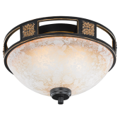 Trio  608100224-TR Plafonnière Quinta bruin 33cm