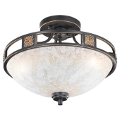 Trio  608100324-TR Plafonnière Quinta bruin 42cm