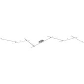 Trio  674610707-TR Plafondlamp Indira staal 345cm