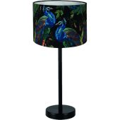 BT BT-724090104 Tafellamp Pauw zwart 47cm