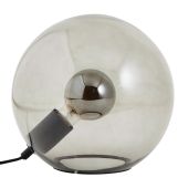 Brilliant 92804/76-BR Tafellamp Belado rookglas 24cm