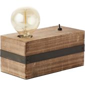 Brilliant 93722/76-BR Tafellamp Woodhill hout 12cm
