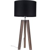BT BT-94303076 Tafellamp Lotta walnootzwart 65cm