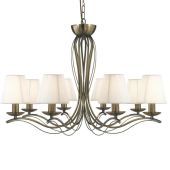 Searchlight SL-9828-8AB Kroonluchter Andretti brons 76cm