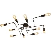 Searchlight SL-99210-10BK Plafondlamp Circuit zwart 82cm 