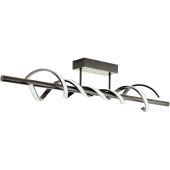 Brilliant G99817/06-BR Plafondlamp Amalie zwart 96cm