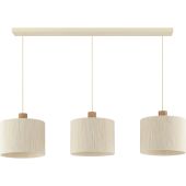 Brilliant 51522/28-BR Hanglamp Arlo beige 120cm