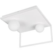 Trio  638110131-TR Plafondlamp Arola wit 38cm