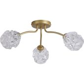 Searchlight SL-11523-3GO Plafondlamp Astral goud 50cm