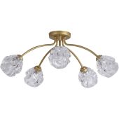 Searchlight SL-11525-5GO Plafondlamp Astral goud 60cm