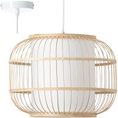 Brilliant 99266/09-BR Hanglamp Bones bamboe 40cm