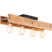 Brilliant 99450/76-BR Plafondlamp Calandra hout 60cm
