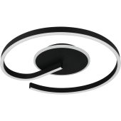 Trio  R63631132-TR Plafonniere Calle zwart 50cm