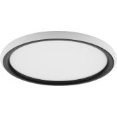 Brilliant G81100/76-BR Plafonniere Carloz zwart 30cm