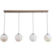 Searchlight SL-38191-4LT Hanglamp Carrara latte 120cm