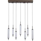 Searchlight SL-76210-7CL Hanglamp Cattail koffie 85cm