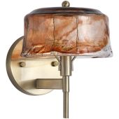 Searchlight SL-32027AB Wandlamp Charlie bruin 22cm