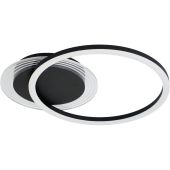 Searchlight SL-13650BK Plafonniere Contour zwart 40cm