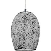 Searchlight SL-8069WH Hanglamp Crackle wit 18cm