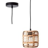 Brilliant 99262/06-BR Hanglamp Crosstown bamboe 16cm