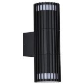 Searchlight SL-37738BK Wandlamp Detroit zwart 21cm