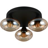 Trio  R66643013-TR Plafondlamp Divina amber 39cm