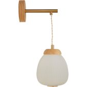 Searchlight SL-31412-1NA Wandlamp Ella hout 35cm