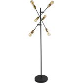 Searchlight SL-EU8076-6BK Vloerlamp Armstrong zwart 169cm