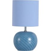 Searchlight SL-EU85474AZ Tafellamp Fete blauw 31cm
