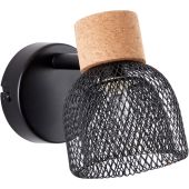 Brilliant 82610/06-BR Spot Flaka zwart 12cm