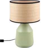 Trio  R56801015-TR Tafellamp Formentera groen 43cm