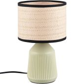 Trio  R56801915-TR Tafellamp Formentera groen 27cm