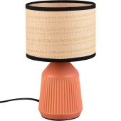 Trio  R56801939-TR Tafellamp Formentera terracotta 27cm